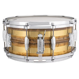 Ludwig LB464RS Supraphonic Raw Striped Brass Snare Drum 14x6.5