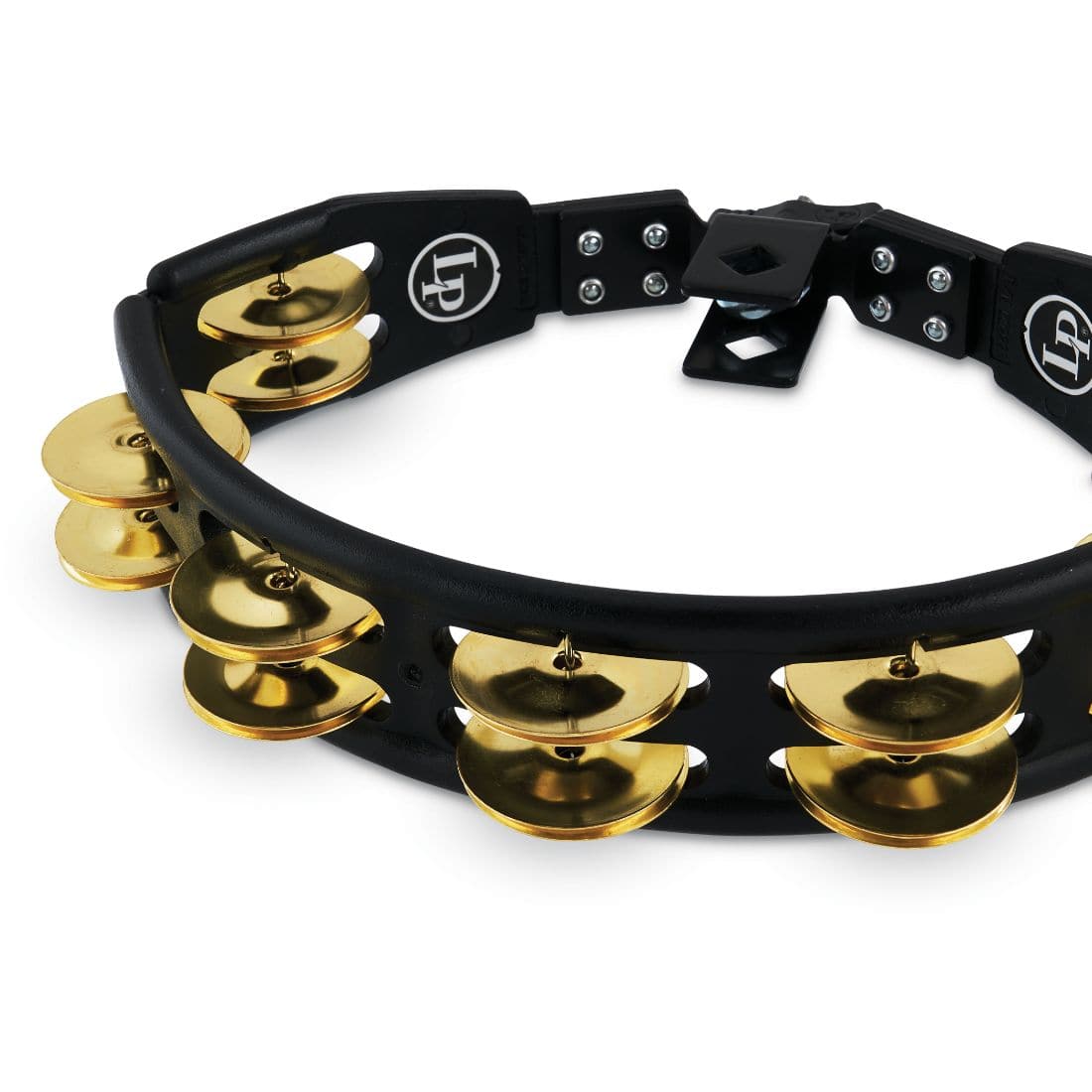 LP Cyclops Jingle Tambourine - Brass/Black/Hand Held