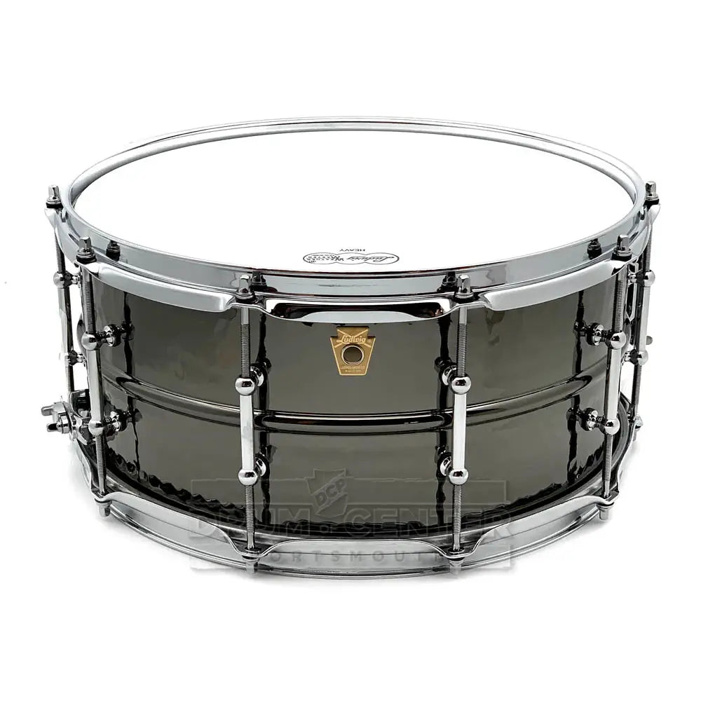 Ludwig LB417KT Black Beauty Snare Drum 14x6.5 Hammered w/Tube Lugs - Drum Center Of Portsmouth