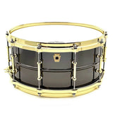 Ludwig LB417BT Black Beauty Snare Drum 14x6.5 w/Brass Trim B-STOCK - Drum Center Of Portsmouth