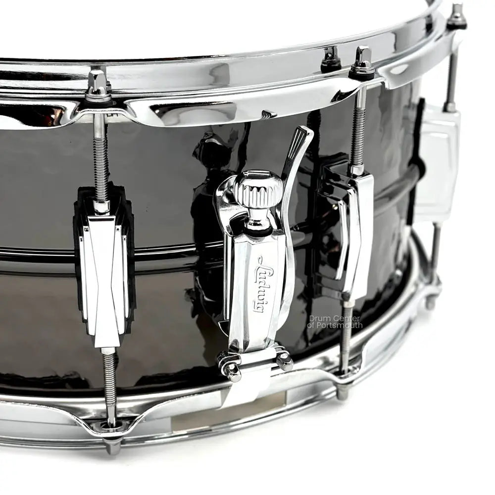 Ludwig LB417K Black Beauty Snare Drum 14x6.5 Hammered B-STOCK - Drum Center Of Portsmouth