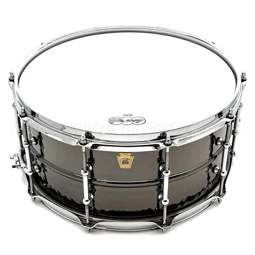 Ludwig Black Beauty Snare Drum 14x6.5 Hammered w/Tube Lugs B-Stock - Drum Center Of Portsmouth