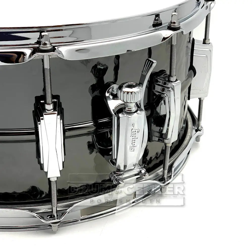 Ludwig LB417K Black Beauty Snare Drum 14x6.5 Hammered - Drum Center Of Portsmouth