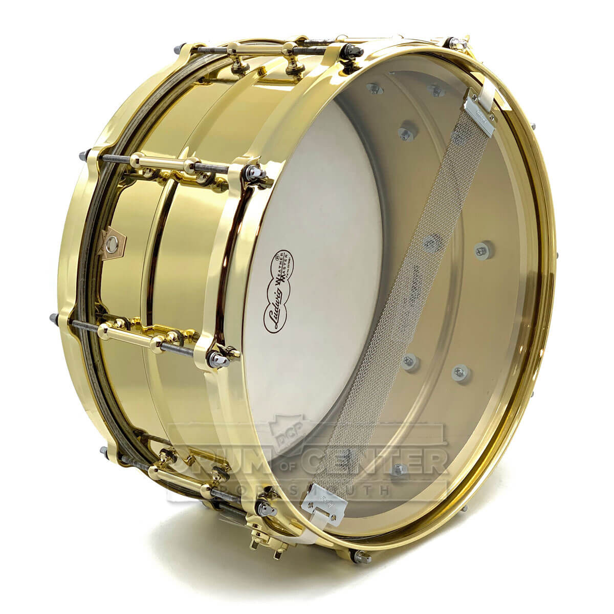 Ludwig Supraphonic "Brass Beauty" Snare Drum 14x6.5 - DCP Exclusive! - Drum Center Of Portsmouth