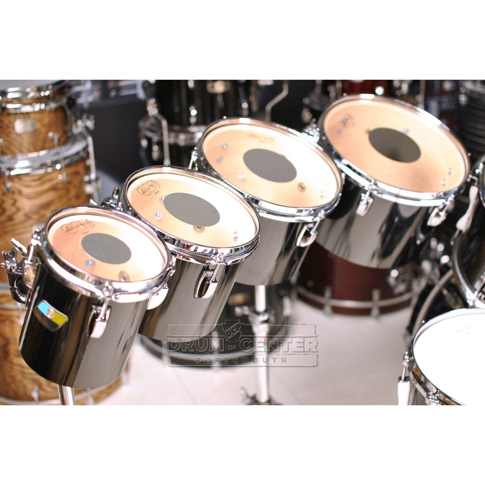 Ludwig Classic Maple 9pc Rawk Mawnstah Drum Set