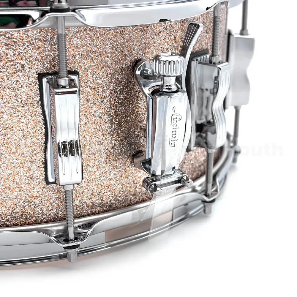 EMBARGOED - ACTIVATE OCT 8 - Ludwig Classic Maple Snare Drum 14x6.5 Champagne Sparkle - Drum Center Of Portsmouth