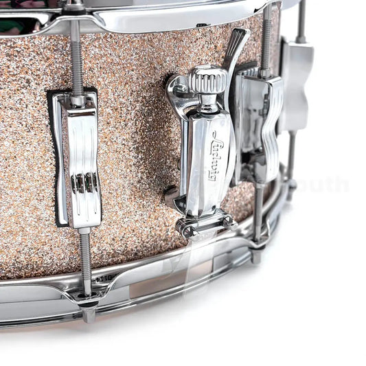 EMBARGOED - ACTIVATE OCT 8 - Ludwig Classic Maple Snare Drum 14x6.5 Champagne Sparkle - Drum Center Of Portsmouth