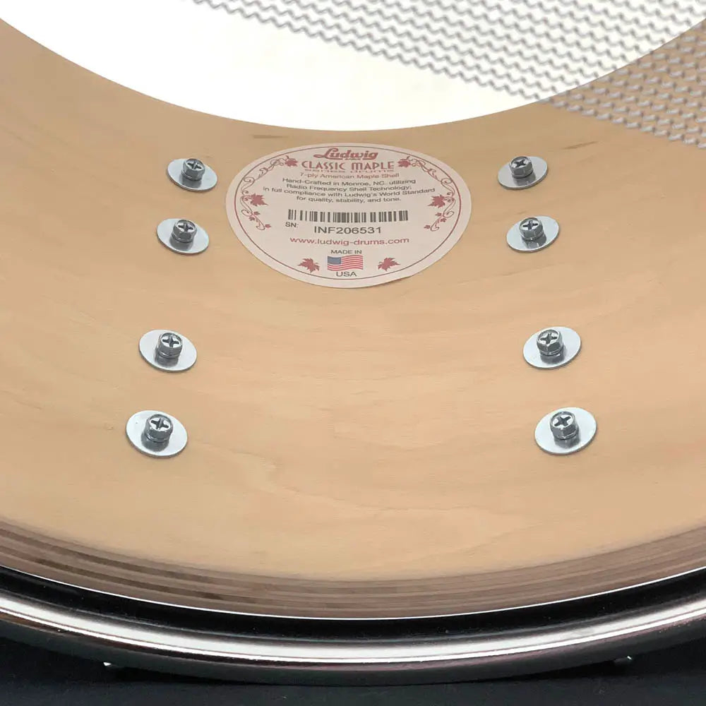 Ludwig Classic Maple Snare Drum 14x8 Bubinga Natural/Mahogany Burst - Drum Center Of Portsmouth