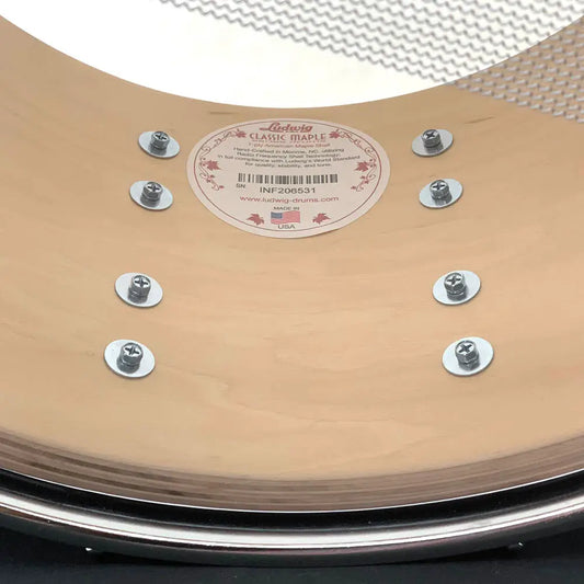 Ludwig Classic Maple Snare Drum 14x8 Bubinga Natural/Mahogany Burst - Drum Center Of Portsmouth