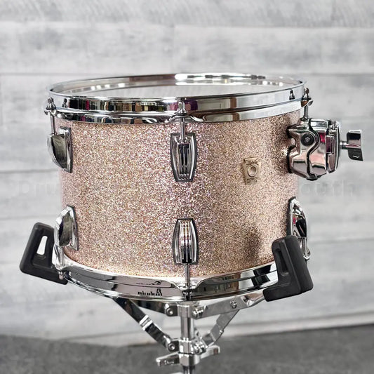 EMBARGOED - ACTIVATE OCT 8 - Ludwig Classic Maple 3pc Downbeat Drum Set Champagne Sparkle - Drum Center Of Portsmouth