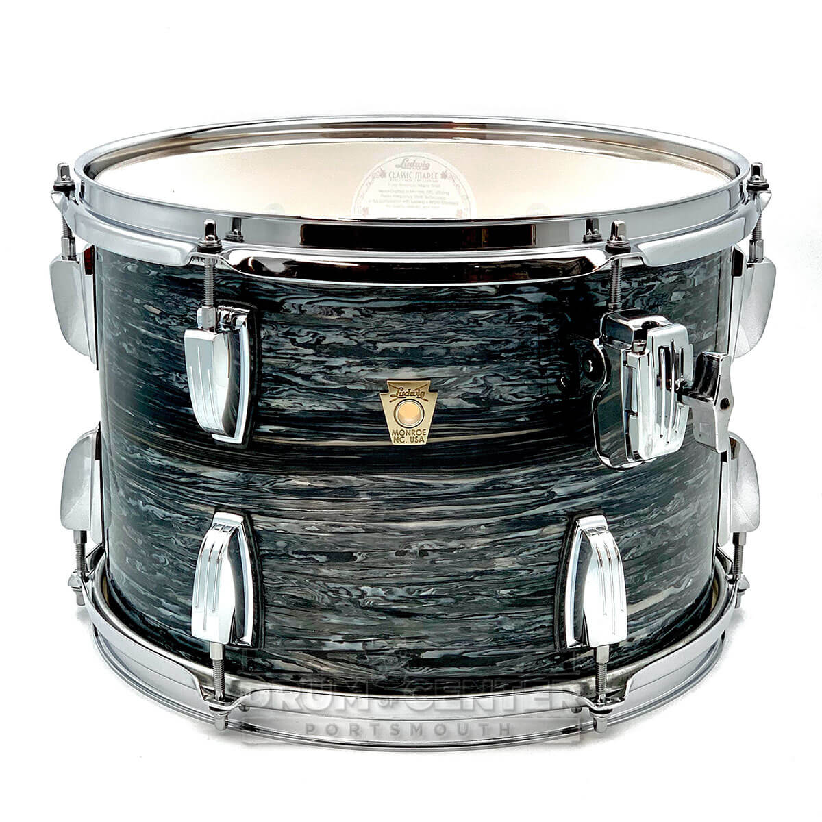 Ludwig Classic Maple Tom 13x9 Vintage Black Oyster w/ATLAS Mount