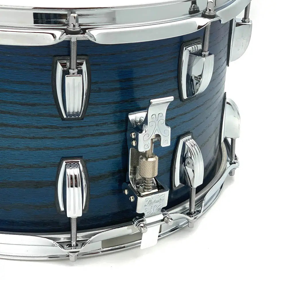 Ludwig Classic Oak Snare Drum 14x8 Blue Burst - Drum Center Of Portsmouth