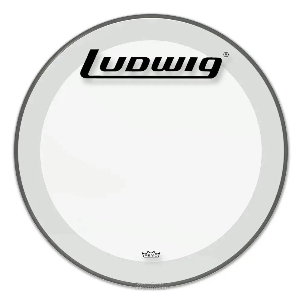 Ludwig Clear Bass Drum Resonant Head 26" w/Block Logo - Drum Center Of Portsmouth