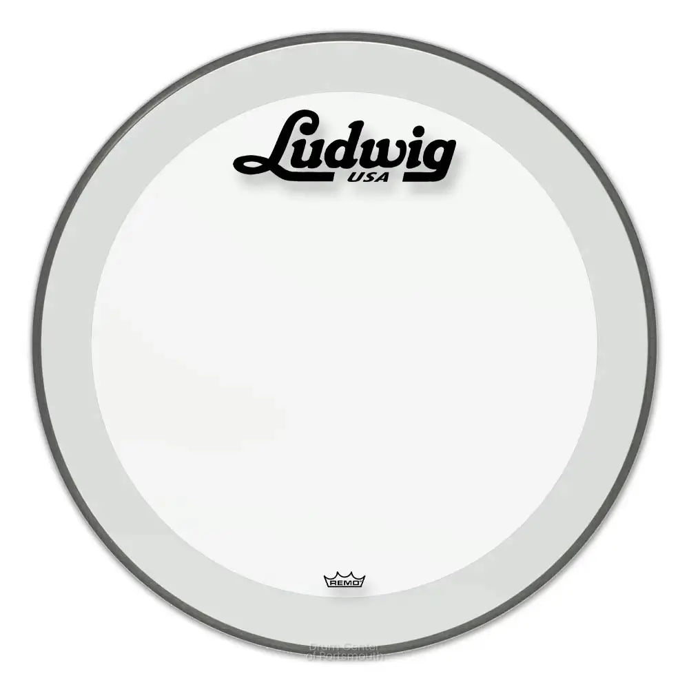 Ludwig Clear Bass Drum Resonant Head 26" w/Script Logo - Drum Center Of Portsmouth