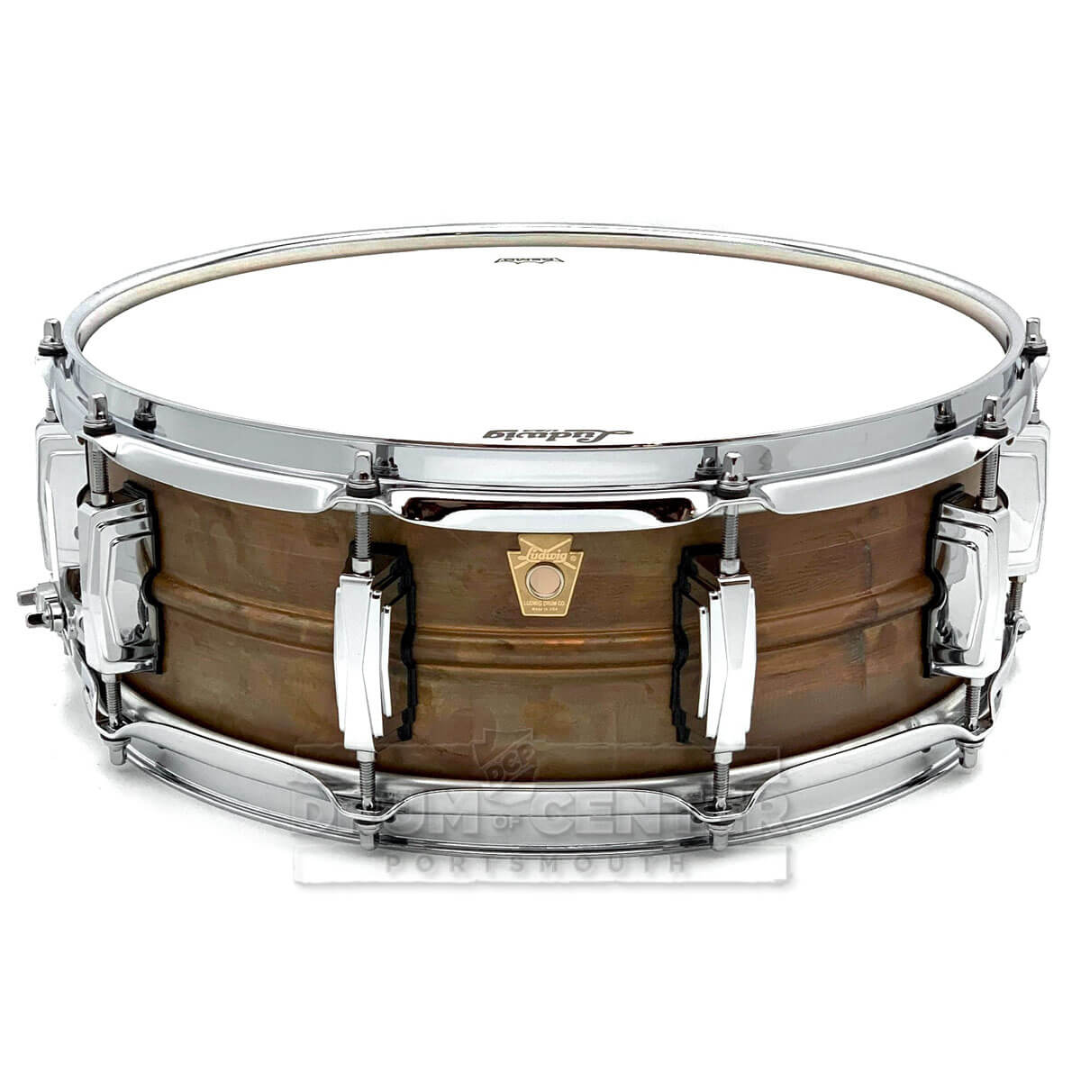 Ludwig LC661 Copper Phonic Snare Drum 14x5 Raw