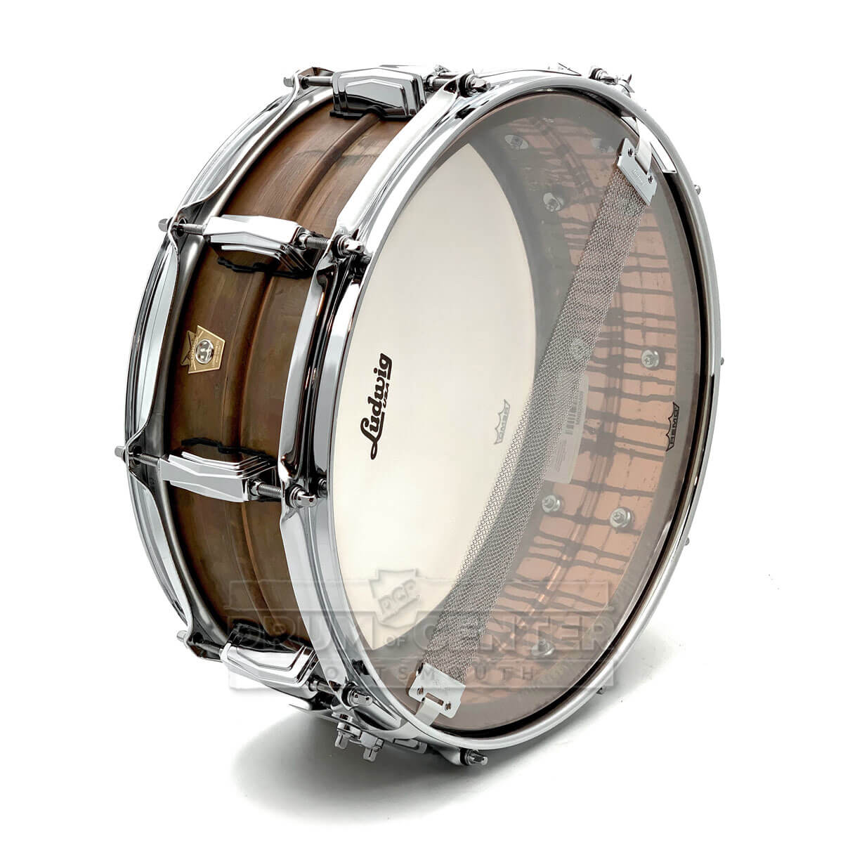 Ludwig LC661 Copper Phonic Snare Drum 14x5 Raw
