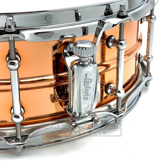 Ludwig LC660T Copper Phonic Snare Drum 14x5 w/Tube Lugs