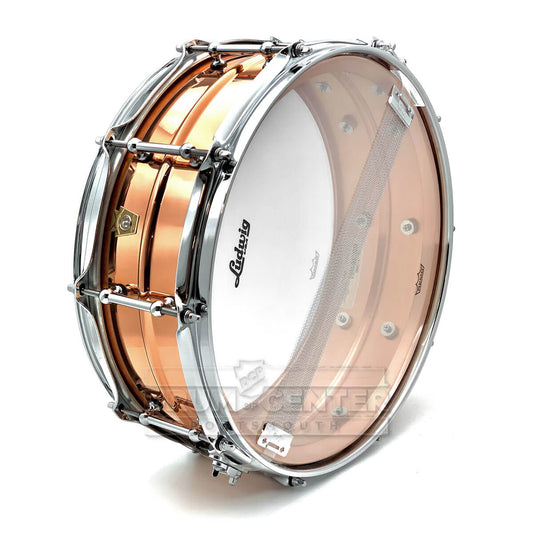 Ludwig LC660T Copper Phonic Snare Drum 14x5 w/Tube Lugs