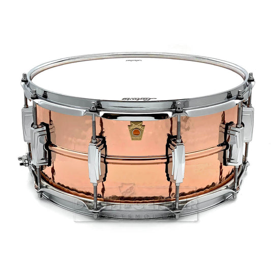 Ludwig LC662K Copper Phonic Snare Drum 14x6.5 Hammered