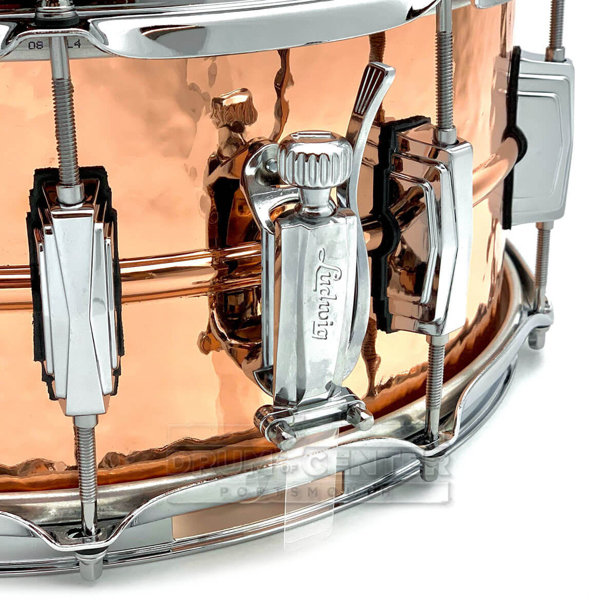 Ludwig LC662K Copper Phonic Snare Drum 14x6.5 Hammered