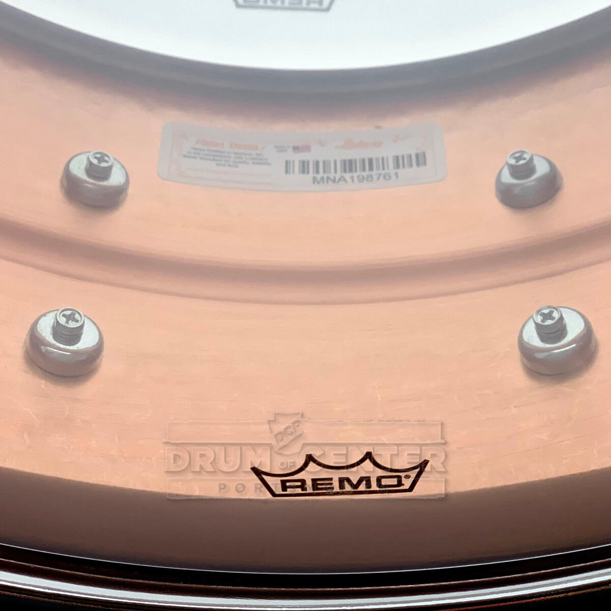 Ludwig LC662K Copper Phonic Snare Drum 14x6.5 Hammered