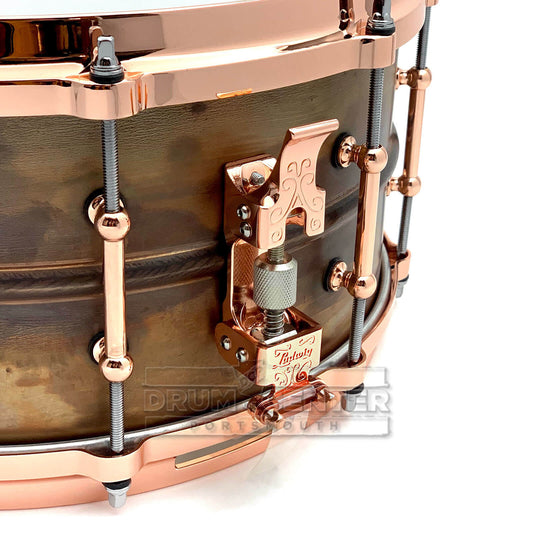 Ludwig LC663TC Copper Phonic Natural Snare Drum 14x6.5 w/Copper Hardware
