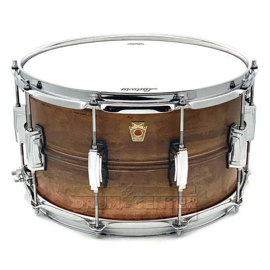 Ludwig LC608R Copper Phonic Snare Drum 14x8 Raw
