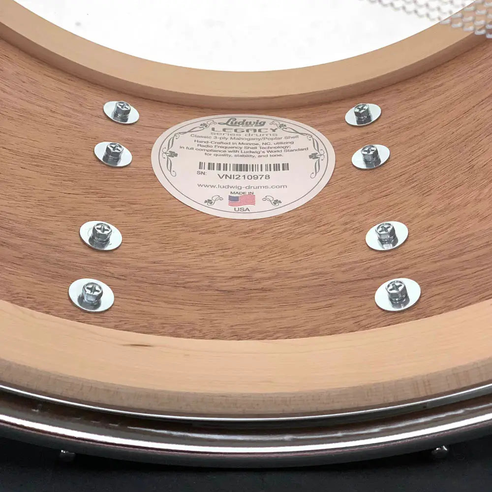Ludwig Legacy Mahogany Snare Drum 14x8 Silver Silk - Drum Center Of Portsmouth