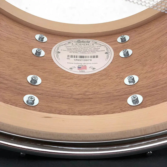 Ludwig Legacy Mahogany Snare Drum 14x8 Silver Silk - Drum Center Of Portsmouth