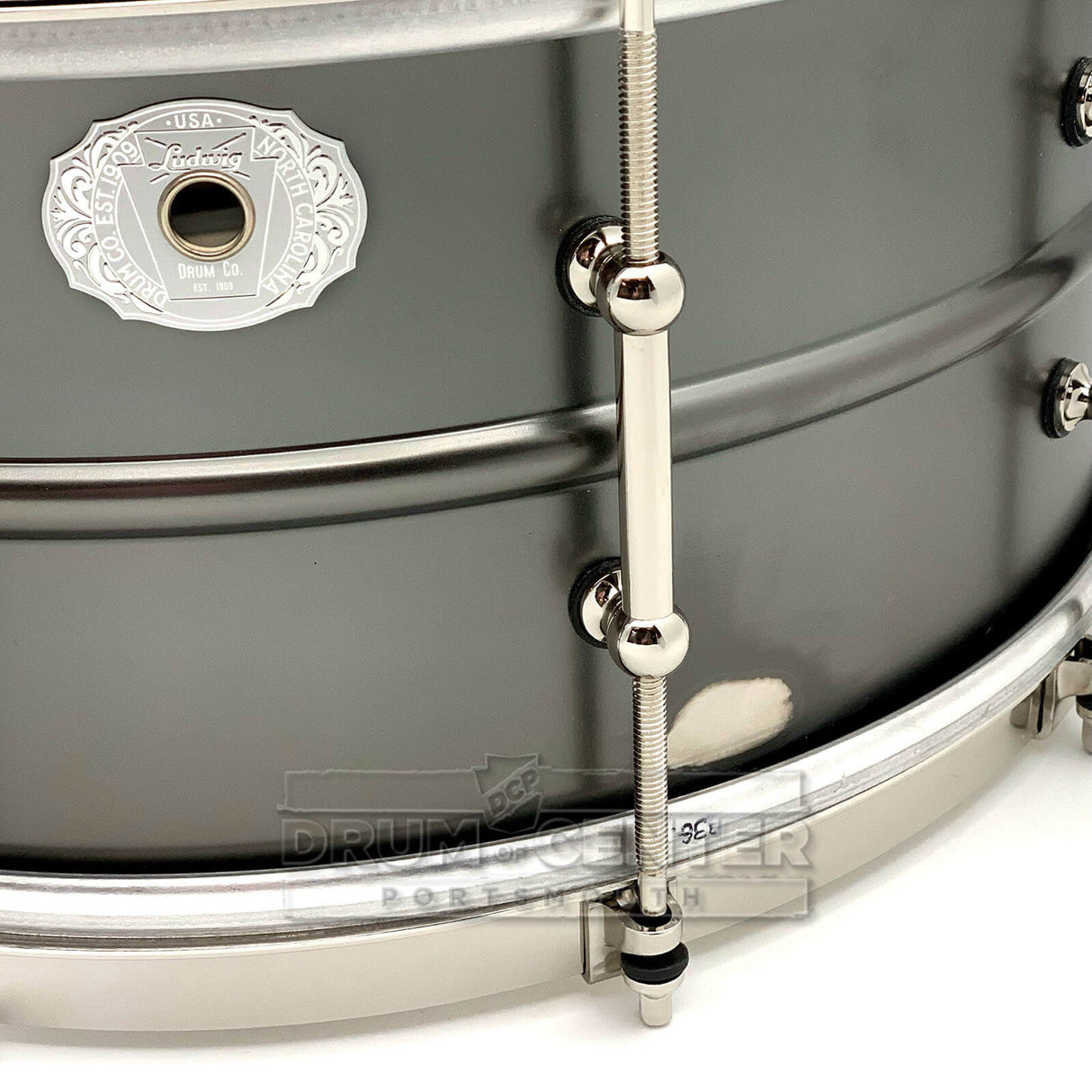 Ludwig Limited Edition Satin Deluxe Black Beauty Snare Drum 14x6.5 B-STOCK - Drum Center Of Portsmouth
