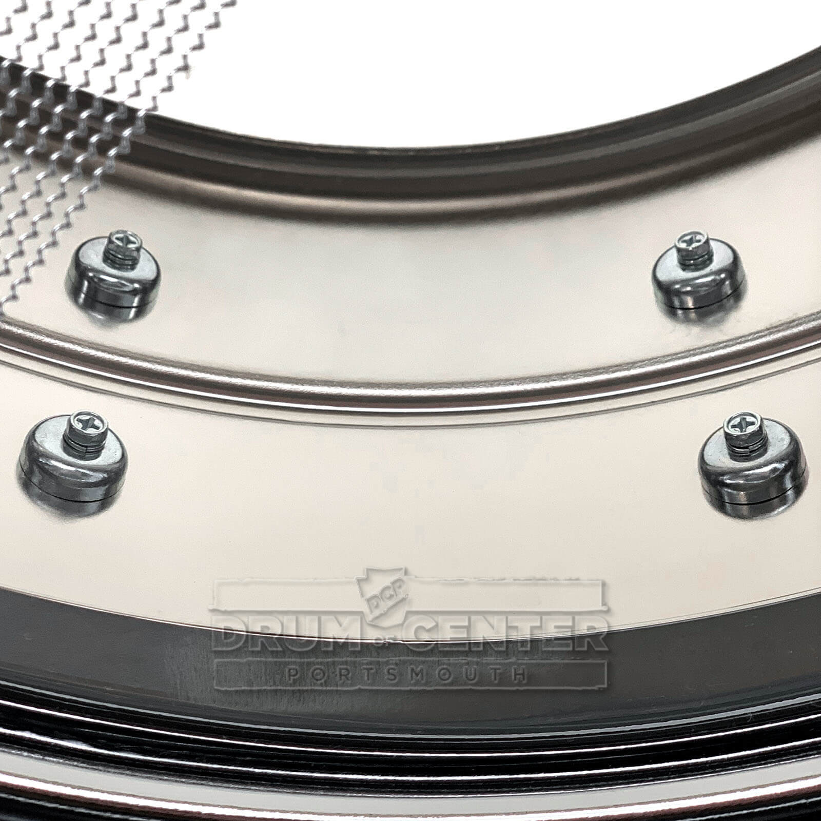 Ludwig LB402B Supraphonic Chrome Over Brass Snare Drum 14x6.5