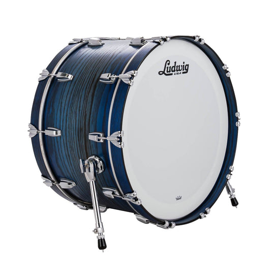 Ludwig Classic Oak Bass Drum 24x14 Blue Burst - Drum Center Of Portsmouth