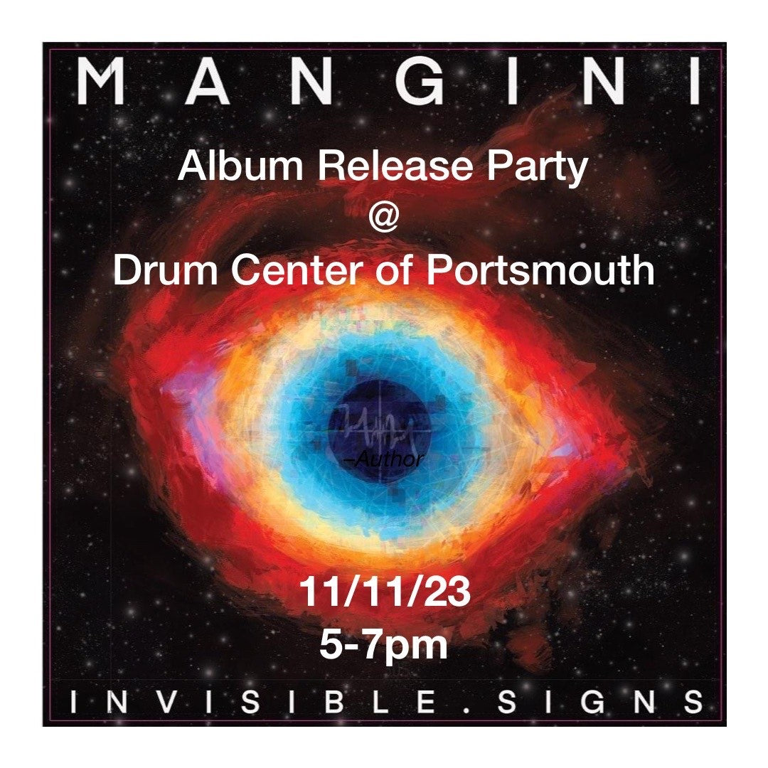 Invisible Signs Album Release w/Mike Mangini November 11, 2023 at 5pm