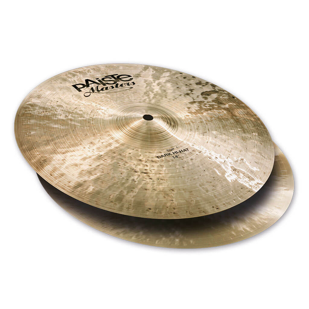 Paiste Masters Dark Hi Hat Cymbals 14"