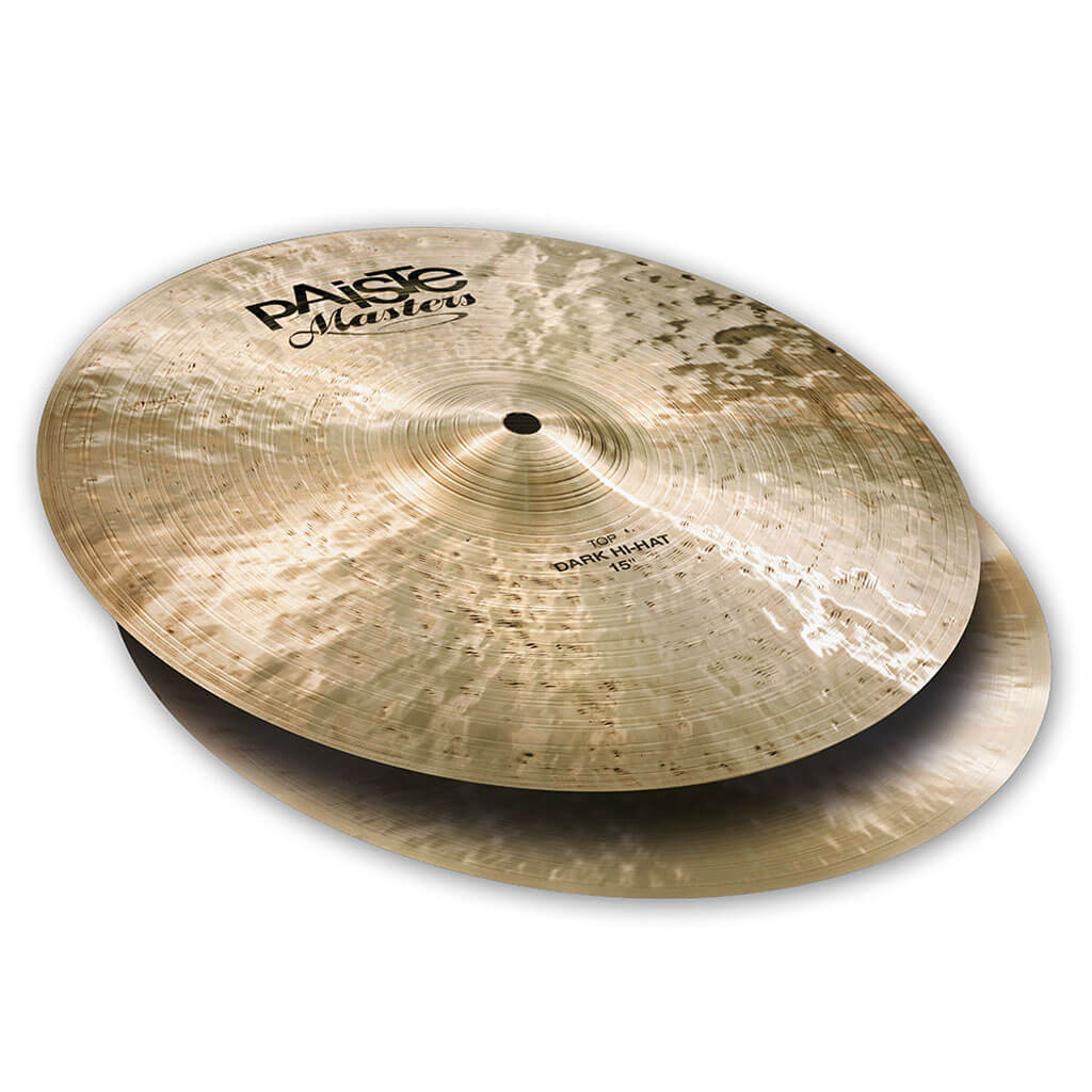 Paiste Masters Dark Hi Hat Cymbals 15"