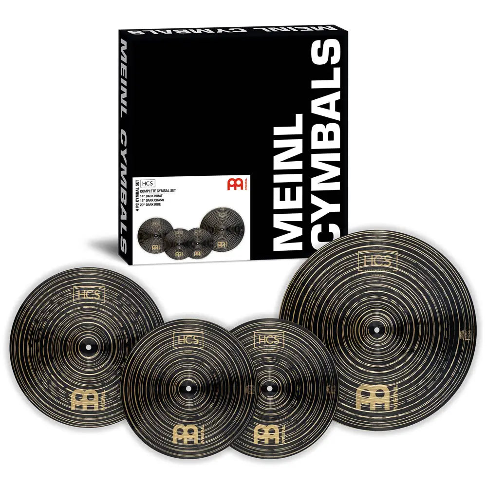 EMBARGOED - ACTIVATE OCT 23 - Meinl HCS Dark Cymbal Pack 14/16/20 - Drum Center Of Portsmouth
