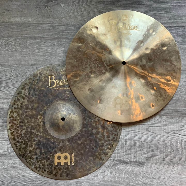 Meinl Byzance Jazz Thin Hi Hat Cymbals 15" Demo Model