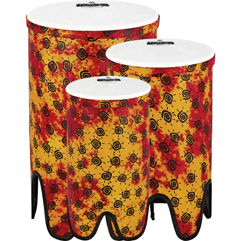 Meinl VivaRhythm Boom Series Set Pre-tuned Synthetic Head Boom Series Community Bass Drum Set Sunshine Finish - Drum Center Of Portsmouth