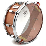 Milestone Founder's Model Fiberglass Composite Snare Drum 14x6.5 10-Lug Copper Sparkle