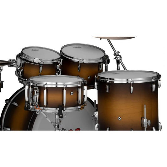 Pearl Masters Maple MM6 4pc Drum Set w/22x16BD w/Standard R2 Mounts Matte Olive Burst