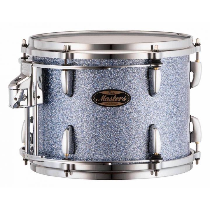 Pearl Masters Maple/Gum Tom 12x9 w/L-Bracket R2 Mount Crystal Rain