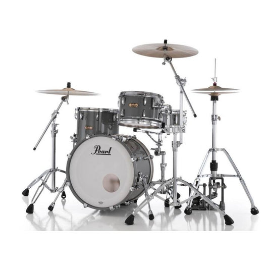 Pearl Masters Maple Pure 3pc Drum Set 20/12/14 w/Standard R2 Mounts Putty Gray