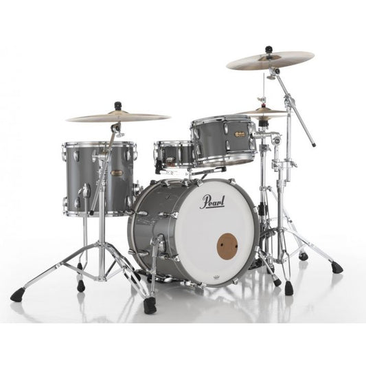 Pearl Masters Maple Pure 3pc Drum Set 20/12/14 w/Standard R2 Mounts Putty Gray