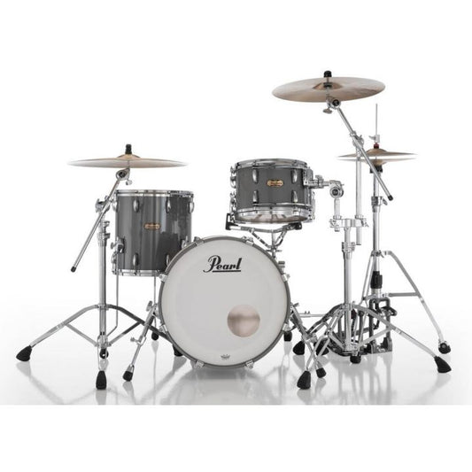 Pearl Masters Maple Pure 3pc Drum Set 20/12/14 w/Standard R2 Mounts Putty Gray