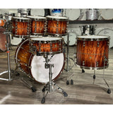 Pearl Masterworks Urban Recipe 6pc Drum Set Natural Walnut Burst Bubinga