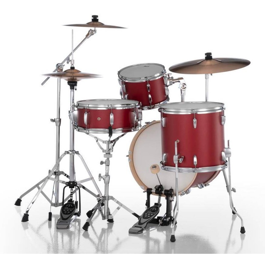 Pearl Midtown 4pc Drum Set Matte Red w/Hardware