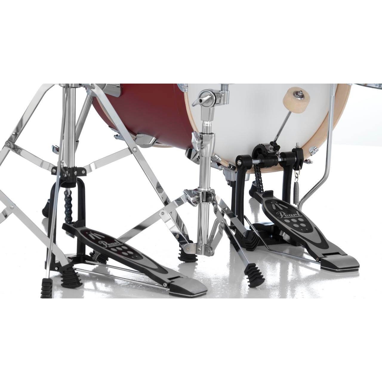 Pearl Midtown 4pc Drum Set Matte Red w/Hardware