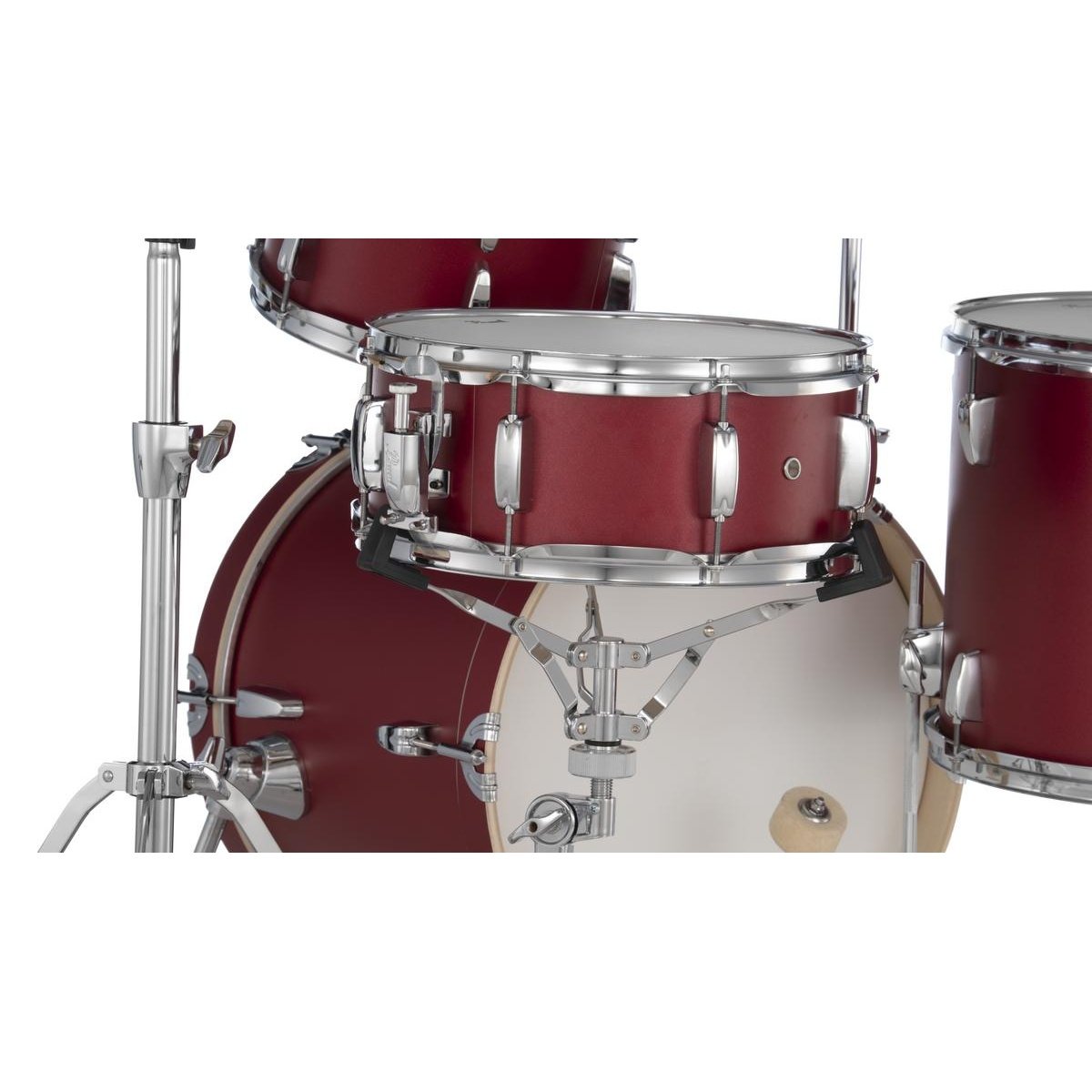 Pearl Midtown 4pc Drum Set Matte Red w/Hardware
