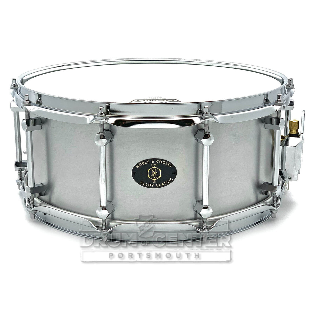 Noble & Cooley Alloy Classic Snare Drum 14x6 Raw/Chrome - Drum Center Of Portsmouth
