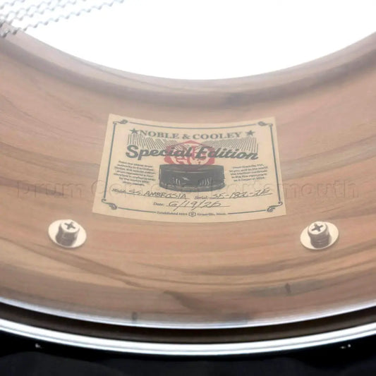 Noble & Cooley Solid Shell Classic Special Edition Ambrosia Maple Snare Drum 14x7 - Drum Center Of Portsmouth